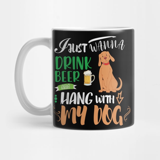 I just wanna drink beer and hang with my dog by tedd